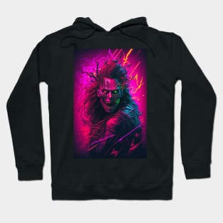 Neon Zombie Demon Hoodie